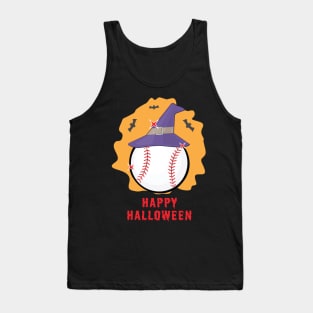 Happy Baseball Halloween - Funny Tank Top